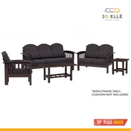 Jo ELLE – Mabel Full Sofa Set Frame (1 seater + 2 seater + 3 seater + Coffee Table + Side Table)