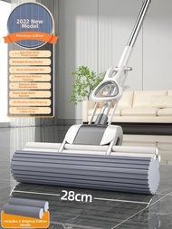 Rolling Mop with 2 Cotton Heads