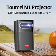 TOUMEI Mini Smart DLP Projector DLP-LINK 3D Type-C Charging  Travel Party Gift Projector