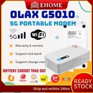 (5G Modem) OLAX G5010 5G Modified Gigahome Wi-Fi 6 Cat22 2.4GHz & 5GHz Unlimited Internet Hotspot wi