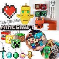 Minecraft Toys Totem of Undying Creeper Steve 3D Printing Toys A Minecraft Movie Acrylic Minecraft K