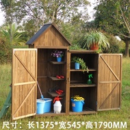 Outdoor Waterproof Storage Cabinet Garden Tool Shed Yard Miscellaneous Items Storage Box Nordic Styl