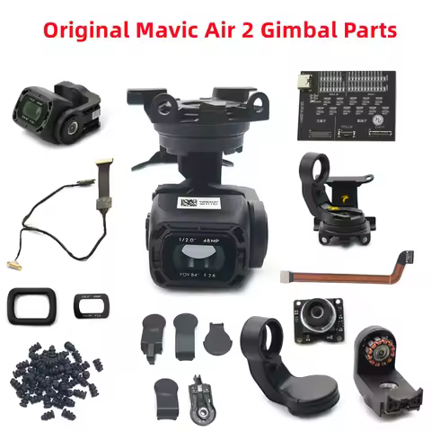 Original for Mavic Air 2 Gimbal Part - Camera Gimbal Shell Cover PTZ Cable Flat Line Lens Glass for 