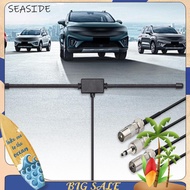 Hidden Adhesive Mount AM FM Radio Antenna FM Sheep Horn Antenna Car Dipole Antenna for Car FM TV Rad