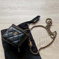 Chanel mini 金球化妝包