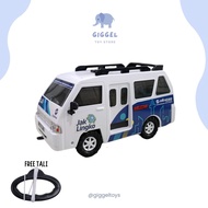 [ Giggel ] Mainan Anak Mobil Angkutan Umum Jaklingko / Miniatur Angkot Anak Musik Dan Lampu