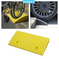 [BAOBLAZE2] Portable Curb Ramp Wheelchair Threshold Ramp Kerb Ramp Non-slip 7cm Green