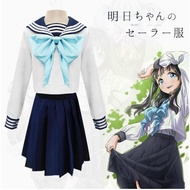 Akebi's Sailor Uniform Akebi Komichi cosplay long-sleeved uniform pleated skirt costume cosplay full