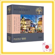 TREFL Trofl Wooden Puzzle WOOD CRAFT 1000 Piece Jig Saw Puzzle [French Street] 375 x 519mm