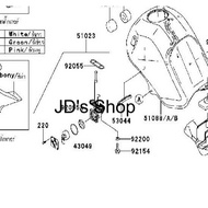 New KSR Faucet Repair Kit KLX150 DTK150 KLX110 Zx150 W175 (92055-1112) (43049-1091) (92055-1419)