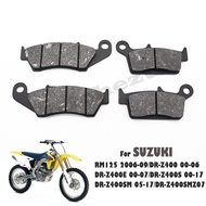Motorcycle Brake Pads Front&Rear for Suzuki RM125 DRZ400 DRZ400E DRZ400S DRZ400SM DRZ400SMZ DRZ400 E