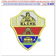 FC-57 ELCHE FOOTBALL/CLUB EMBROIDERY PATCH ACCESSORIES