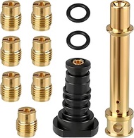 11 Pcs Carburetor Main Jet Emulsion Tube Kit Compatible with GX140 GX160 GX200 5.5-6.5 HP Engines, f