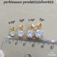 DESI GOLD PENDANT 925 SILVER YELLOW GOLD PLATED