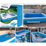 NEW❂◕Inflatable swimming pool BESTWAY LARGE (10 ft)/ MEDIUM (8 ft)