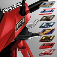 3D Embossed Fi Emblem Sticker | PGM-FI Embossed Sticker | FI Embossed Resin Stickers