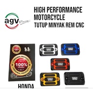 Universal CNC Brake Fluid Cap Cover PCX ADV Vario 150 Vario 160 Satria Fu Vixion AGV RACING