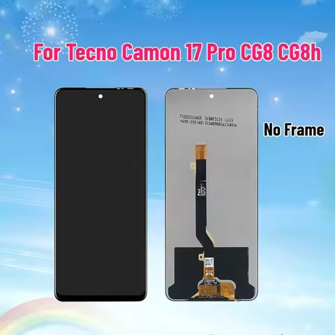TFT LCD Display for Tecno Camon 17 Pro CG8 CG8h LCD Display Touch Screen Digitizer Assembly Panel fo