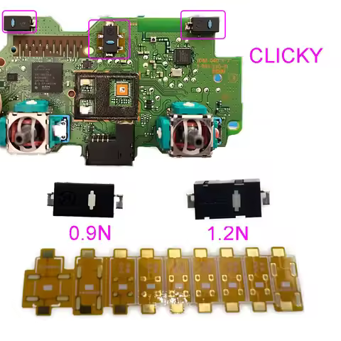 1set DIY For PS5 PS4 Option & Creat & Touch Pad Clicky Mouse Click Flex Board Modification