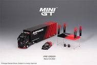 **Pre-Order** MINI GT 1:64 Transporter Tent Set / S15 ADVAN LHD Diecast Model Car gghe99zm