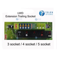 [ 1 UNIT ] LWD Extension Trailing Socket 3 gang / 4 gang / 5 gang HEAVY DUTY