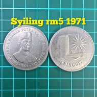 (B3) duit syiling rm5 syiling lama barang lama antique duit kertas lama kedai duit lama rm5 lama mat