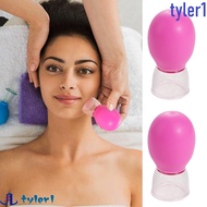 TYLER1 Facial Massage Cup, PVC Skin Lifting Skin Scraping Massage Jar, Face Random Color Cupping Cup
