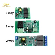 DIYMORE AC220V 1-Way 2-Way 3-Way Bt Wifi Intelligent Switch Relay Module Jog Self Locking Interlock 