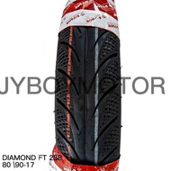 VIVA TYRE MOTORCYCLE TAYAR MOTOR DIAMOND FT238 TUBELESS 80/90-17 HIGH QUALITY