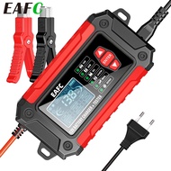 EAFC 12V Lead Acid AGM Car and Motorcycle Battery Charger - with Battery Detection Pengecas Bateri K