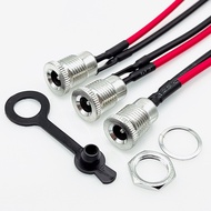 Penyambung perempuan DC099 dengan wayar/penyambung lelaki DC untuk penyambungan wayar 2.1/2.5 pin so