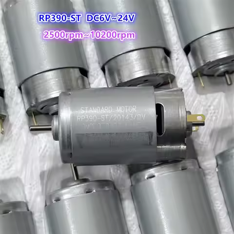 dual shafts 390 395 DC motor RP390-ST for vacuum cleaner 12V~24V large torque carbon brush sweeper m