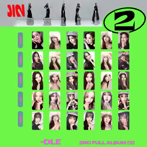 KPOP 6pcs/set Gidle Album 2ND LOMO Kartice MINNIE SHUHUA YUQI SOYEON Dekle Zbiranje Darilo Razgledni