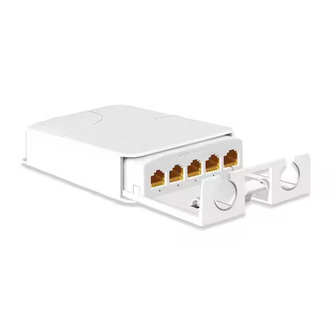 Gadinan 5 Ports PoE Extender Gigabit 1000Mbps Waterproof poe repeater IP Port Transmission Outdoor f