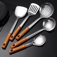 Genuine Department Store MUJI MUJI Stainless Steel Spatula Colander Frying Spatula Soup Drain Full S