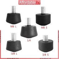 GLO Universal Antislip 3 8 or 1 4 Inches Tripods Monopod Rubber Foot Spikes for