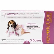 REVOLUTION nhỏ gáy ve và tất cả các loại giun cho chó mèo dưới 2.5kg