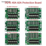 tinchighid 3S 4S 40A 60A Li-ion  Charger Protection Board 18650 BMS For Drill Motor 11.1V 12.6V/14.8