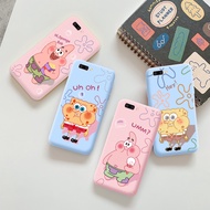 Casing For OPPO R7 R7S R9 R9S R7 Plus R11 R11S R15 R17 Pro R15X Phone Case Soft Silicone Shock Resistant Cover SpongeBob SquarePants Shell