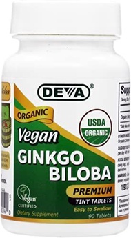 ▶$1 Shop Coupon◀  Deva Vegan Gingko Biloba 300mg 90 tablets 90 Count (Pack of 1)