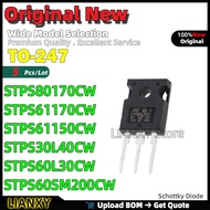 5pcs STPS80170CW STPS61170CW STPS61150CW STPS30L40CW STPS60L30CW STPS60SM200CW TO-247 Field Effect T