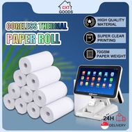 15Rolls Receipt Thermal Paper 57 x 30mm Printing Label Roll for Mobile POS Printer Cash Register Pap