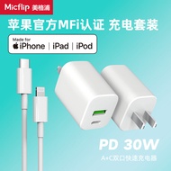 สายชาร์จ iPhone 14 pro 13 pro Max 12 pro Max Lightning to USB-C ชาร์จเร็ว สายชาร์จแบบพกพาพร้อมสายเคเ