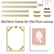 1 Set Of Large Wooden Picture Frames 30x40 40x60cm 50x70cm Solid Wood Canvas Picture Frames With Mul