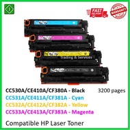 Compatible HP Laser Toner CC530A CC531A CC532A CC533A