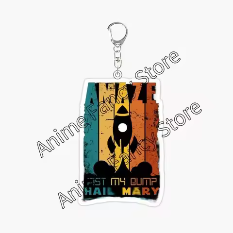 Project Hail Mary Space Mission Keychain Hail Mary Ship Keyring