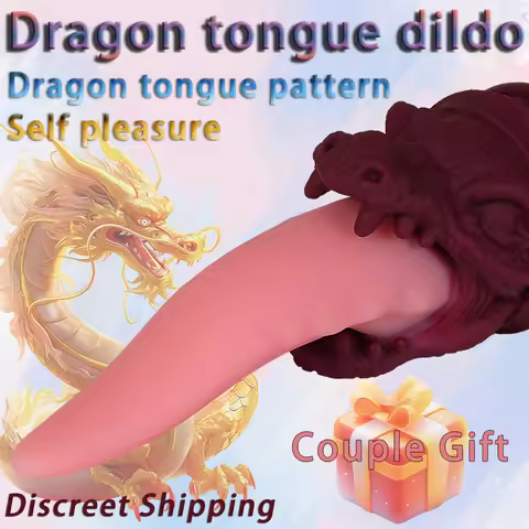 8.66 inch monster crazy dildo, fantasy wolf tongue dildo, silicone anal dildo with suction cup gay m