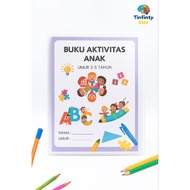 Tinfinity kids - Children's Activity Book Wipe Clean Activity Book Worksheet for Kindergarten PAUD P