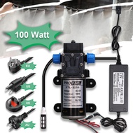 100 Watt DC 12V Water Diaphragm Pump Kit Self Priming 3/8'' Conne