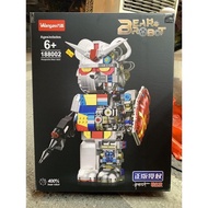 Đồ chơi xếp hình bearbrick 400% 188002 Gundam Mảnh Ghép cỡ lớn 70 cm